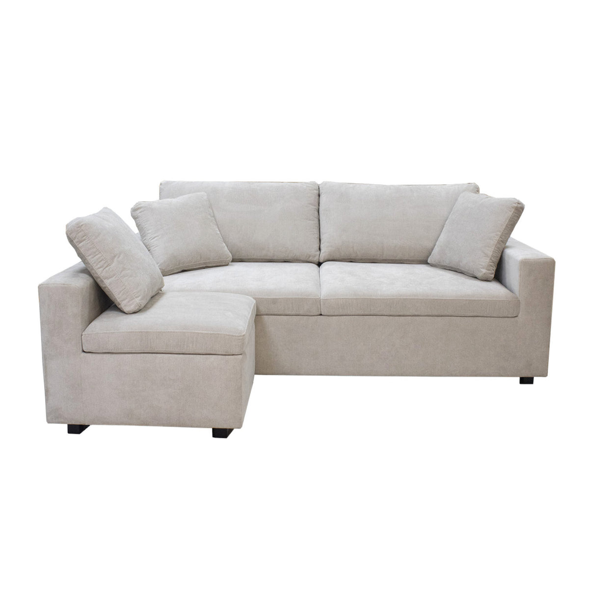 Sala Funcional Creta Chenille Impetu Beige 1.95 M