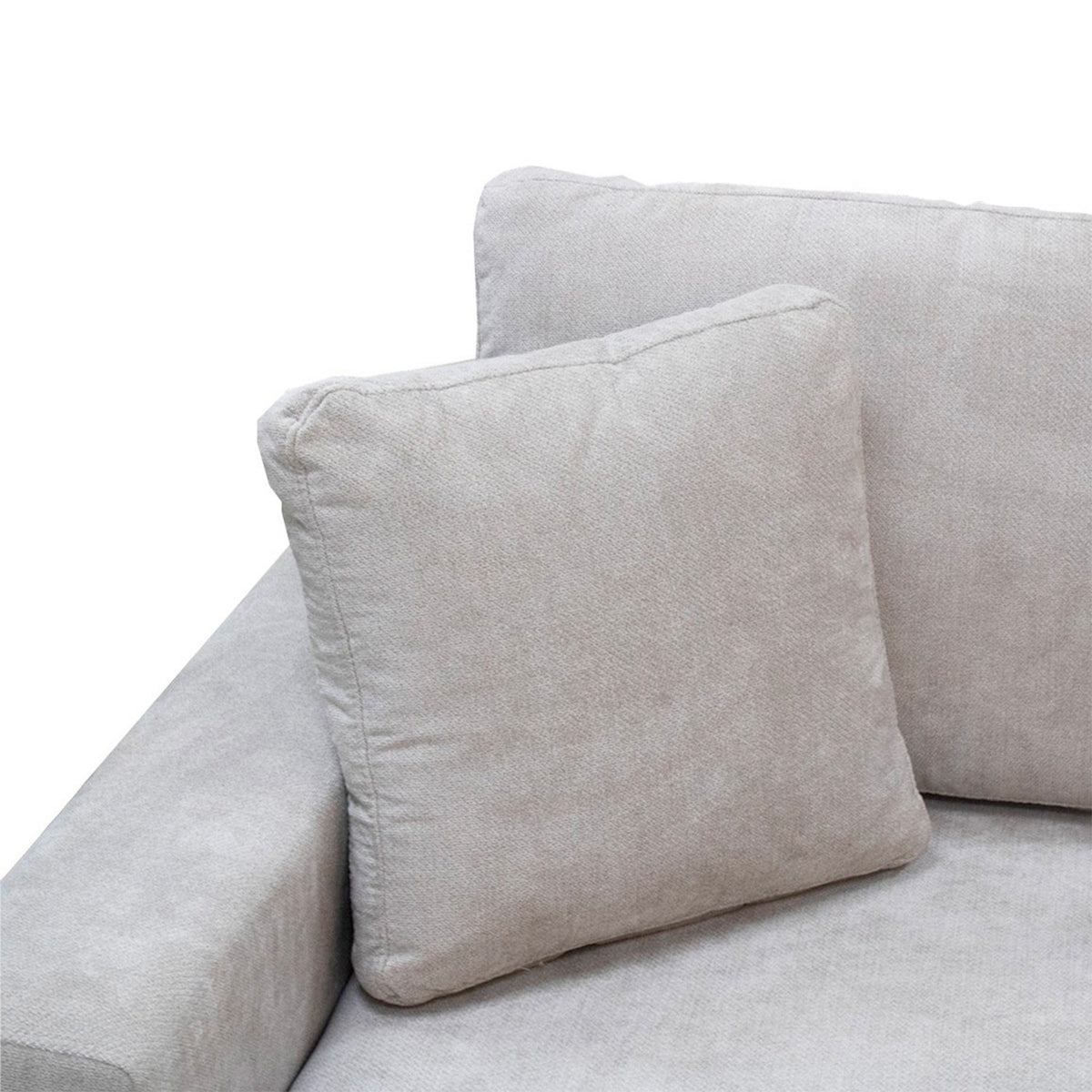 Sofá 2 Puestos Creta Chenille Impetu Beige 1.50 M