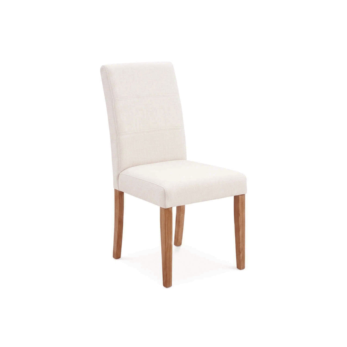 Comedor 4 Puestos Bianco Chenille Impetu Beige, Natural