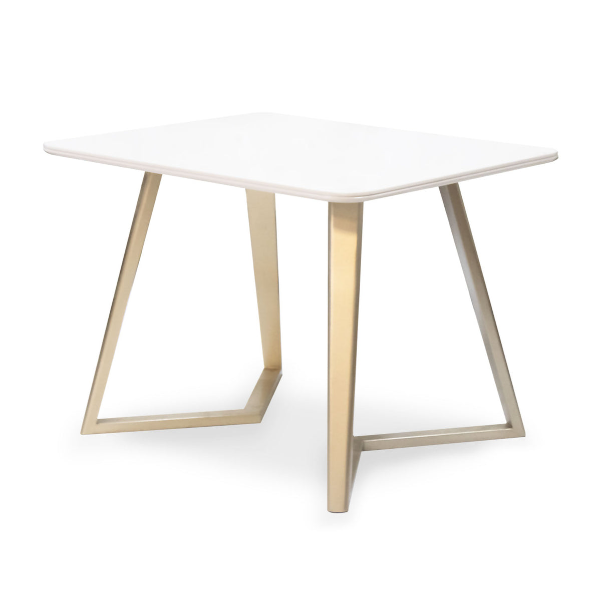 Comedor 4 Puestos Abby Chenille Almendra , Champaña, Blanco Perla
