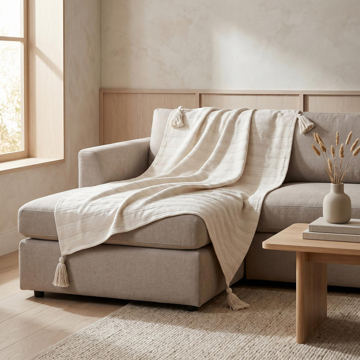 Manta 125X150 Beige Talasa