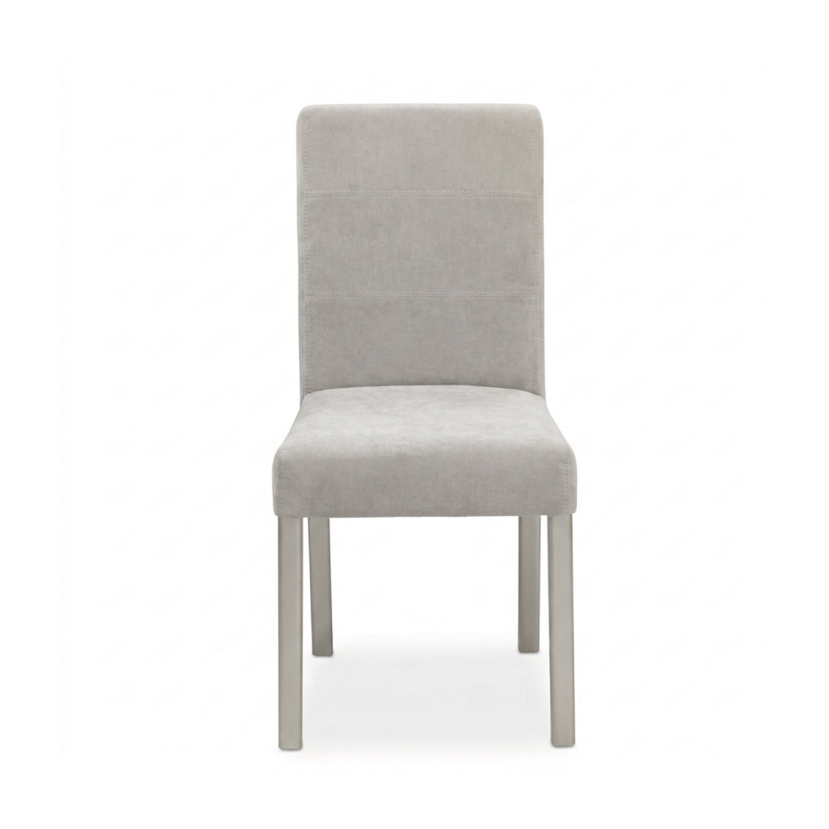 Comedor 4 Puestos Bianco Chenille Baite Taupe, Champaña Base Para Vidrio