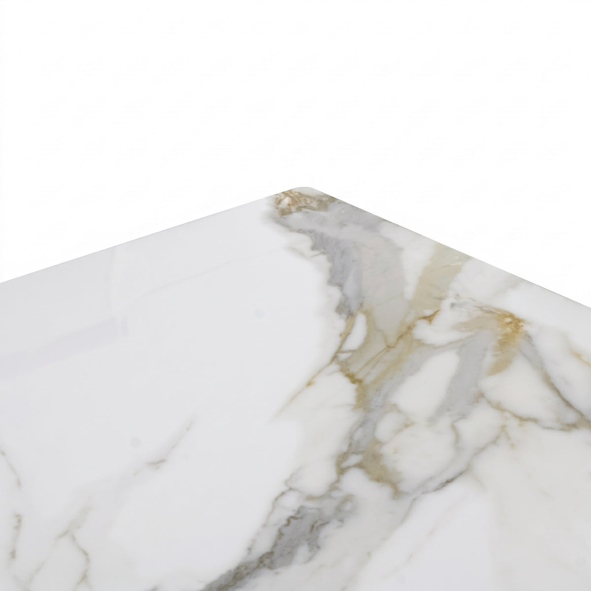 Comedor 4 Puestos Bianco Chenille Baite Taupe, Champaña Base Para Vidrio