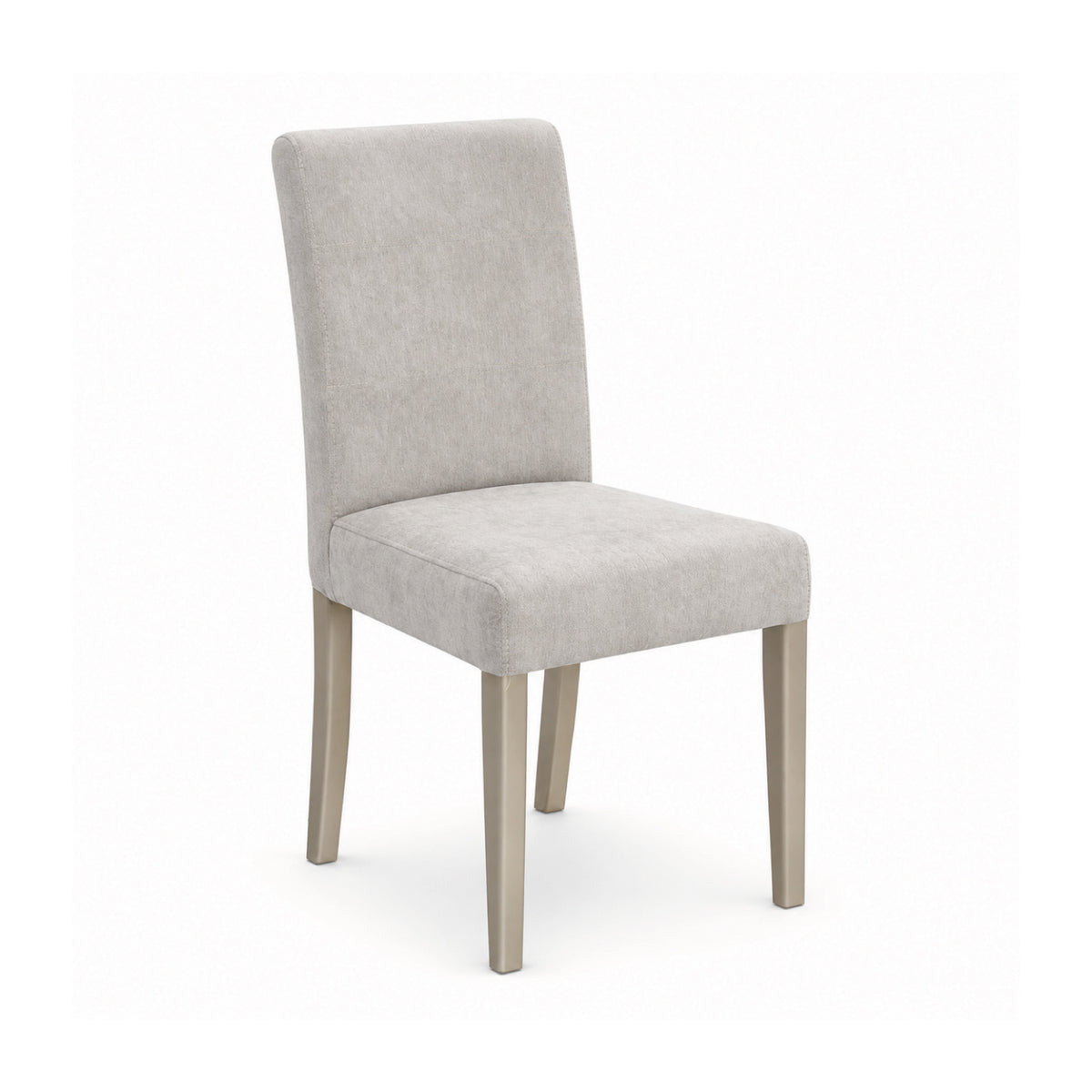Comedor 4 Puestos Bianco Chenille Baite Taupe, Champaña Base Para Vidrio
