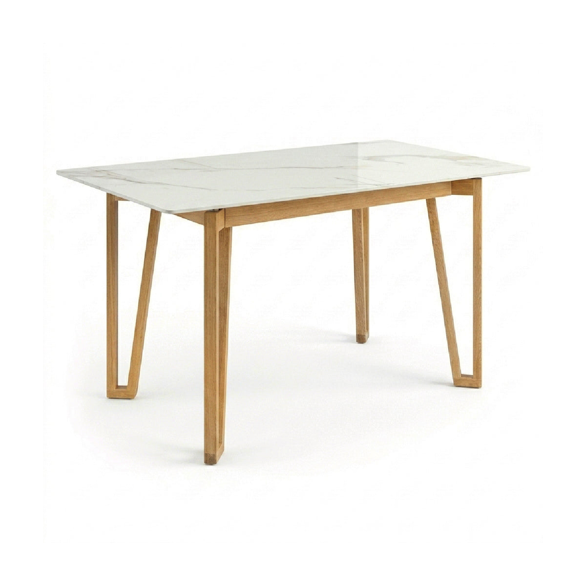 Comedor 6 Puestos Bianco Eurolino Marbella Beige, Natural Base Para Vidrio