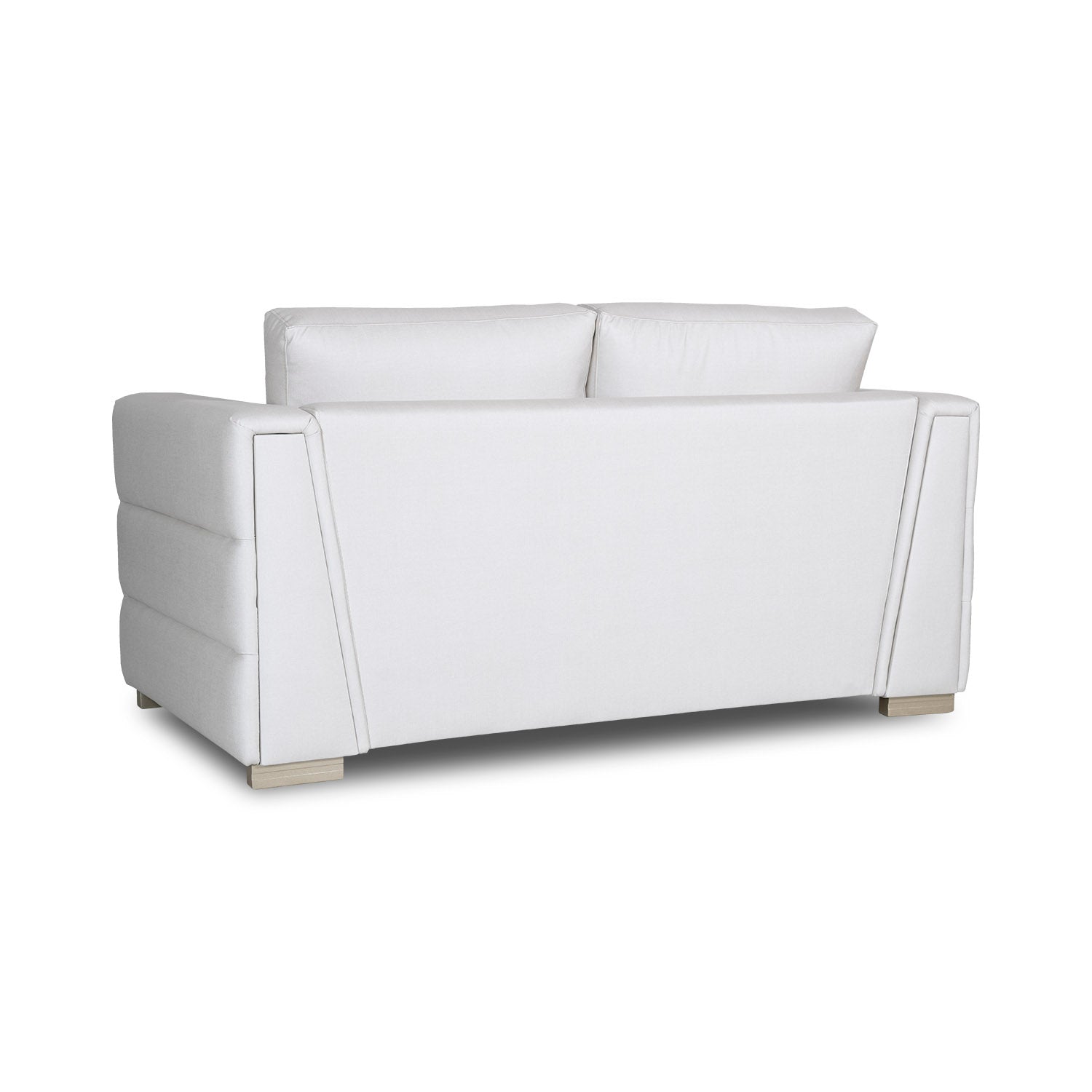Sofá 2 Puestos Regency Eurolino Blanco Perla, Champaña