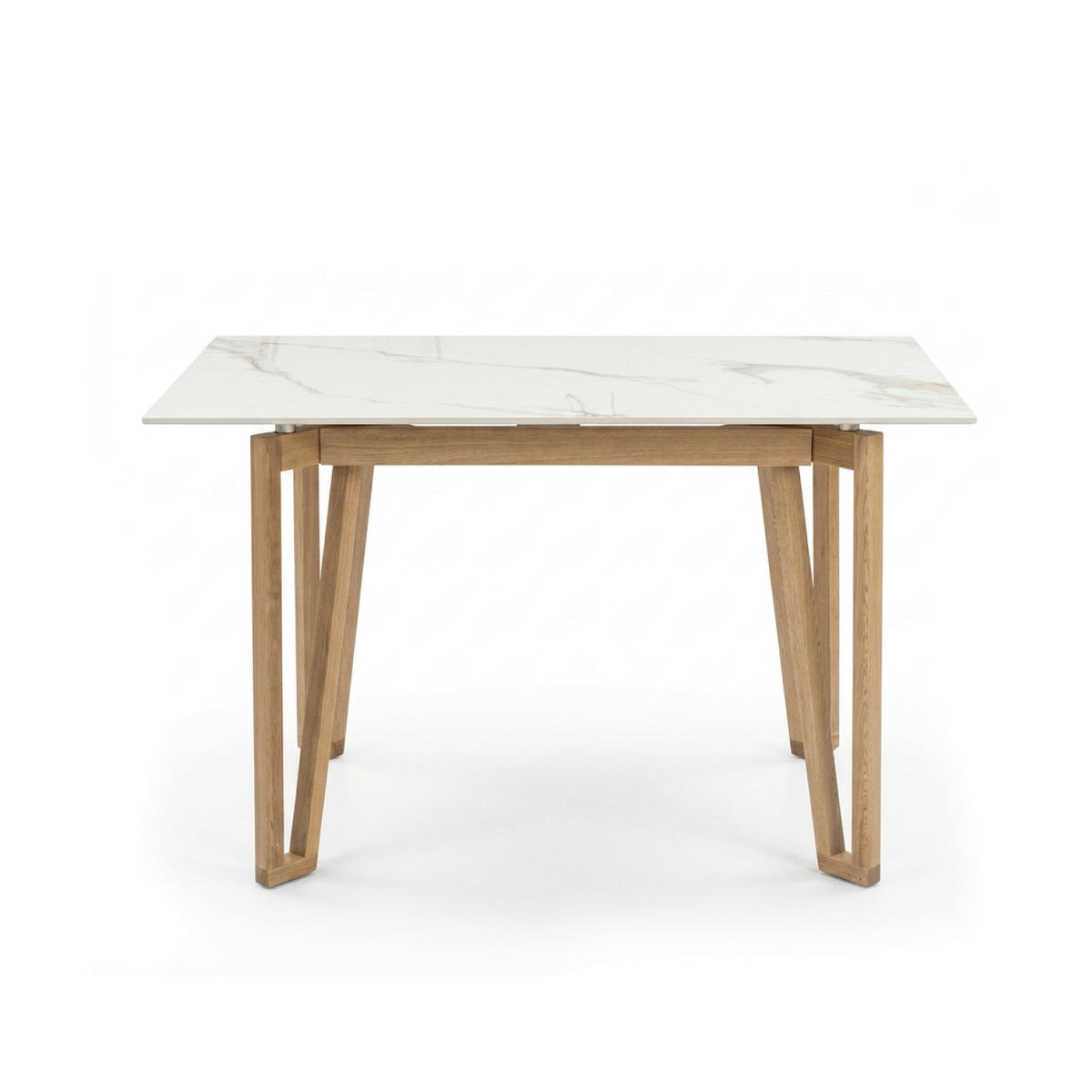 Comedor 4 Puestos Bianco Eurolino Marbella Beige, Natural Base Para Vidrio