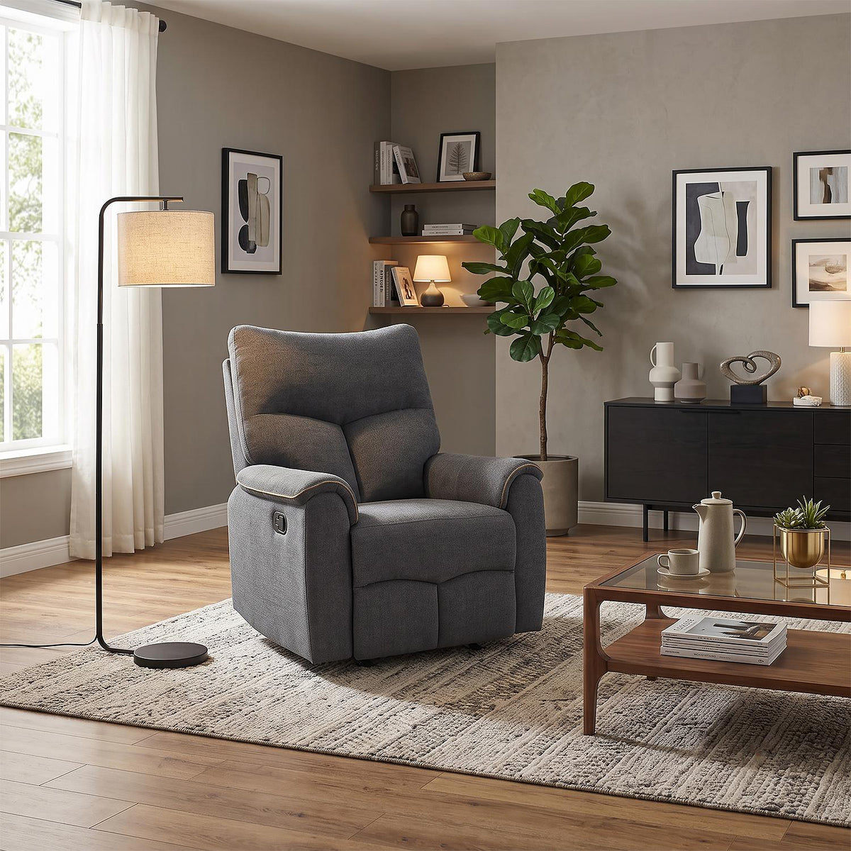 Silla Reclinable Zeus Pana Plata