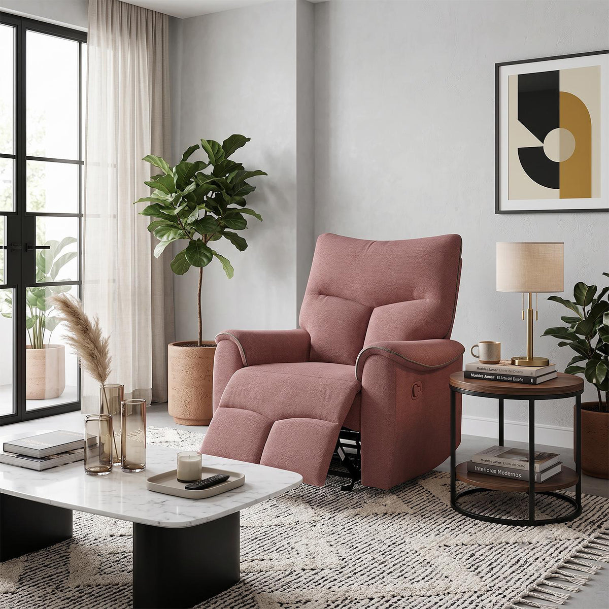 Silla Reclinable Zeus Pana Coral