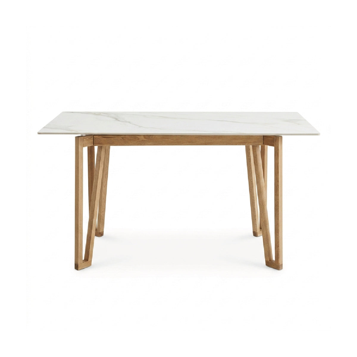 Comedor 6 Puestos Kenzo Eurolino Marbella Beige, Natural Base Para Vidrio