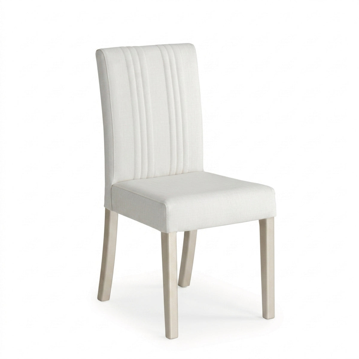 Comedor 4 Puestos Kenzo Eurolino Blanco, Champaña Base Para Vidrio