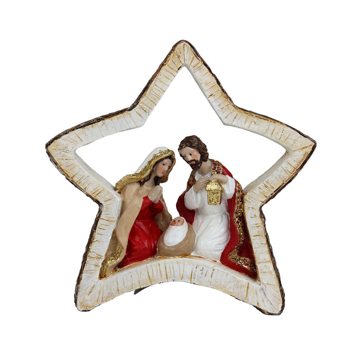 Figura Sagrada Familia Deer Santa F261