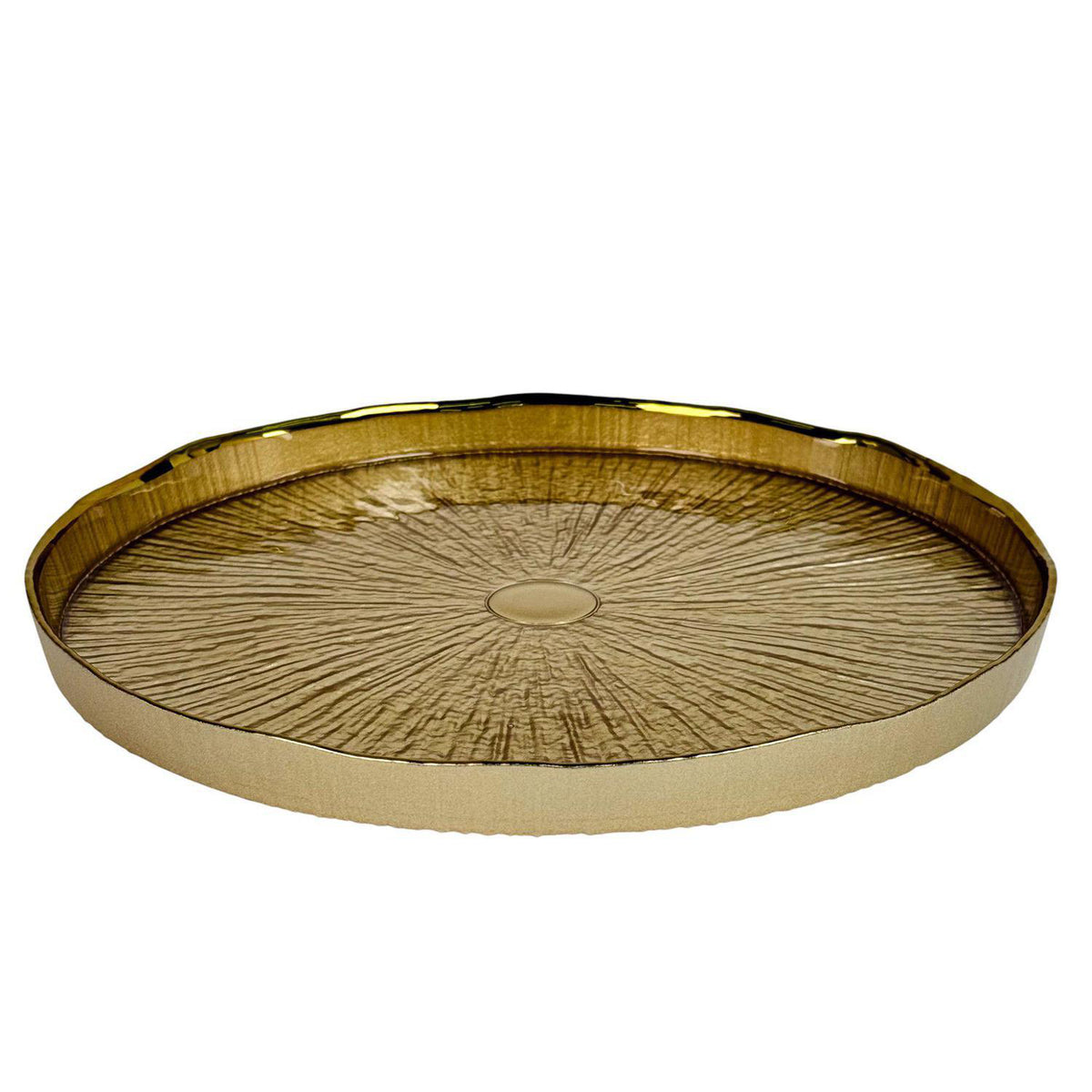 Portaplato 33Cm Dorado Charming F261