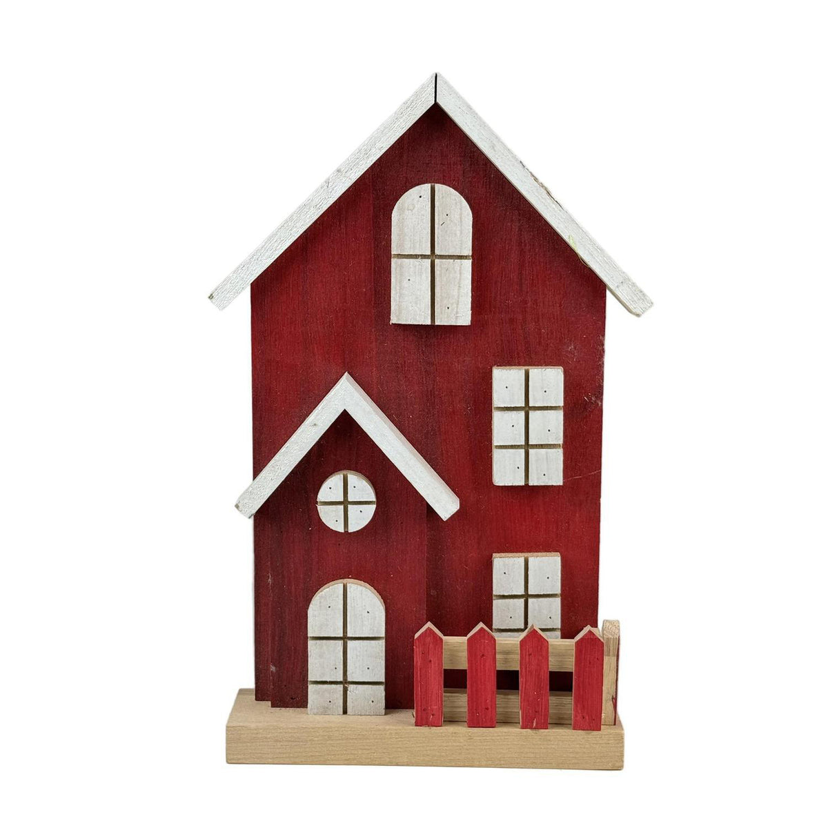 Casa 22X6X34.5Cm Rojo Deer Santa F261