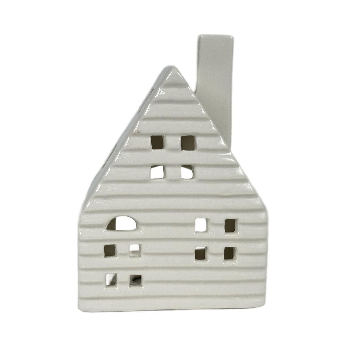 Casa Ceramica 11Cm Blanco Bohoho F261