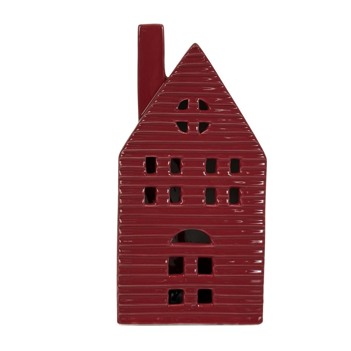 Casa Ceramica 22Cm Rojo Bohoho F261