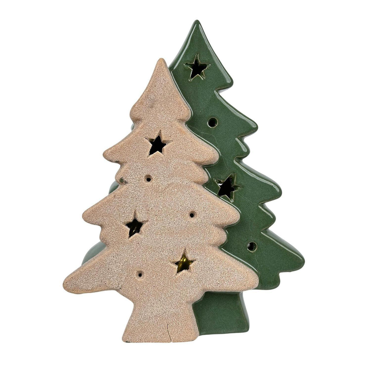 Arbol Luz 16Cm Verde Deer Santa F261