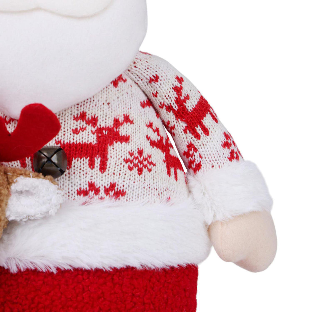 Papa Noel 24X12X58Cm Deer Santa Exh F261