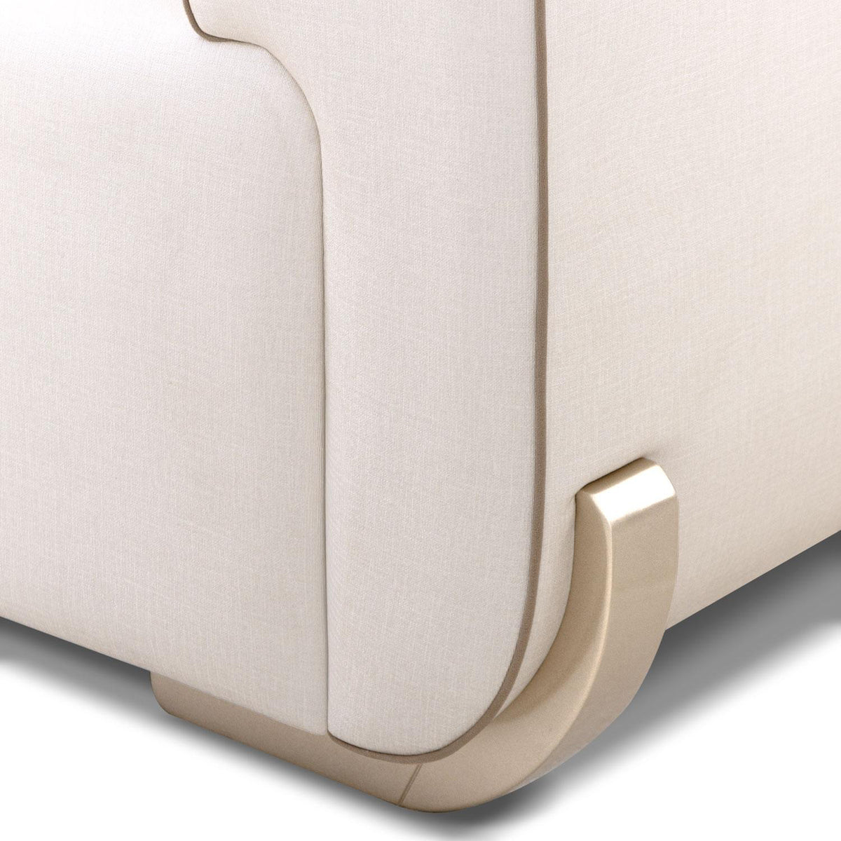 Sofá 3 Puestos Luma Eurolino Premier Perla, Champaña