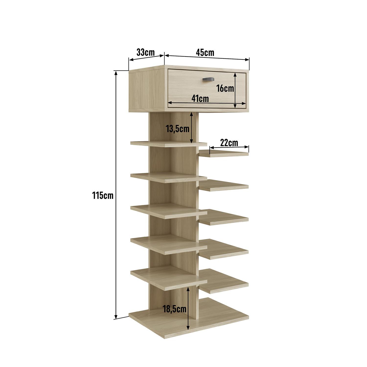 Zapatero Diana Natural  45X115X33