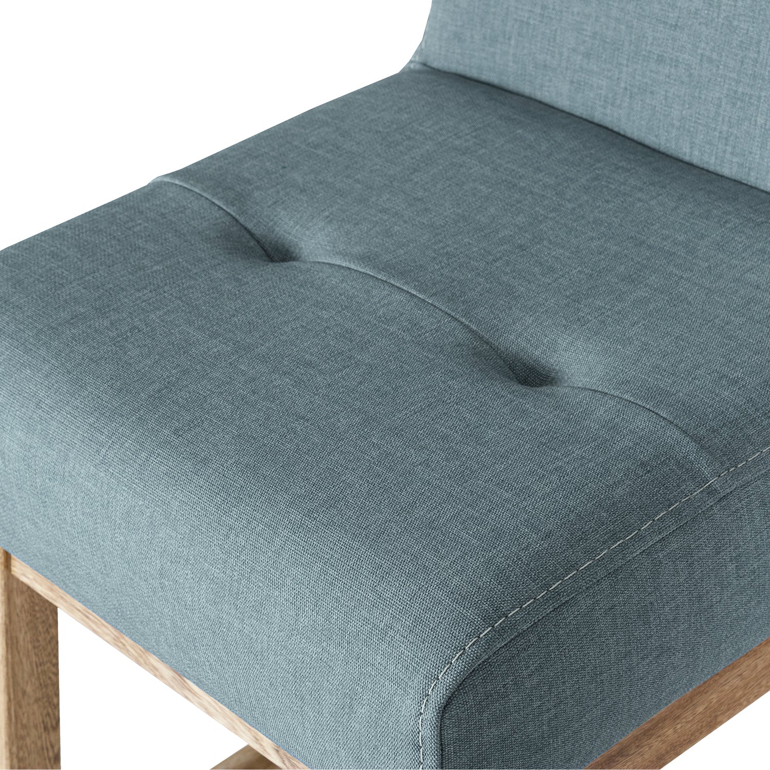 Silla Para Barra Kepler Eurolino Azul, Natural Premium Poliuretano