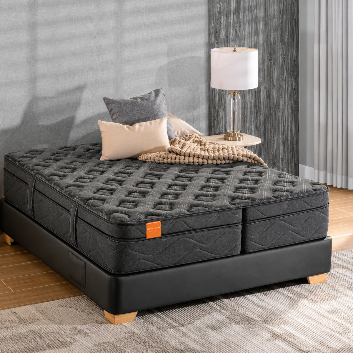 Colchón King Cavalli Duoline Pillow Top [Garantía 12 años] + 2 Almohadas