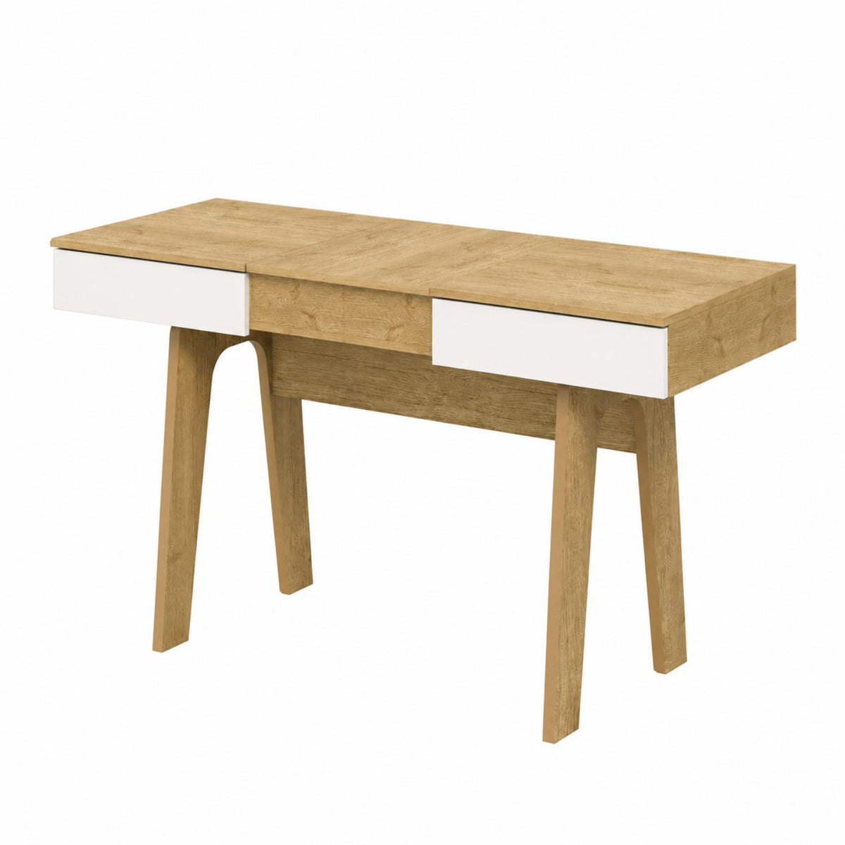 Escritorio Tempo Natural, Off White
