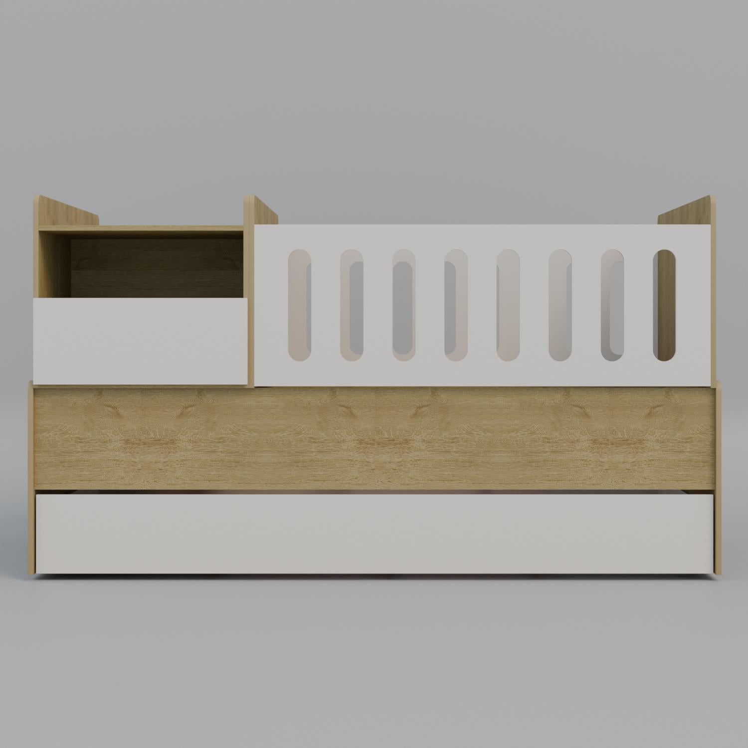 Cama Cuna 1.00 Emotion Natural, Off White