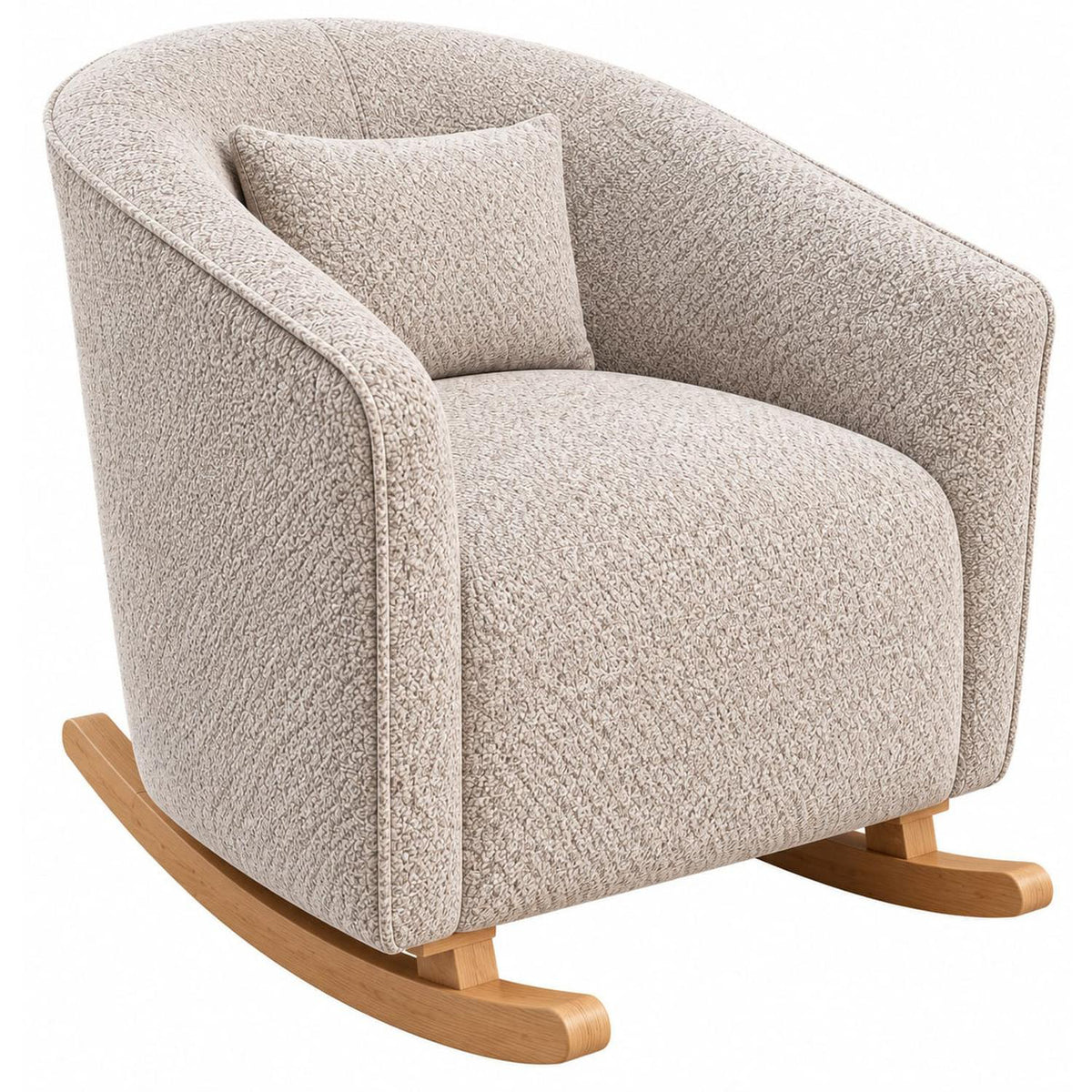 Mecedora Atenea Boucle Dotty, Natural