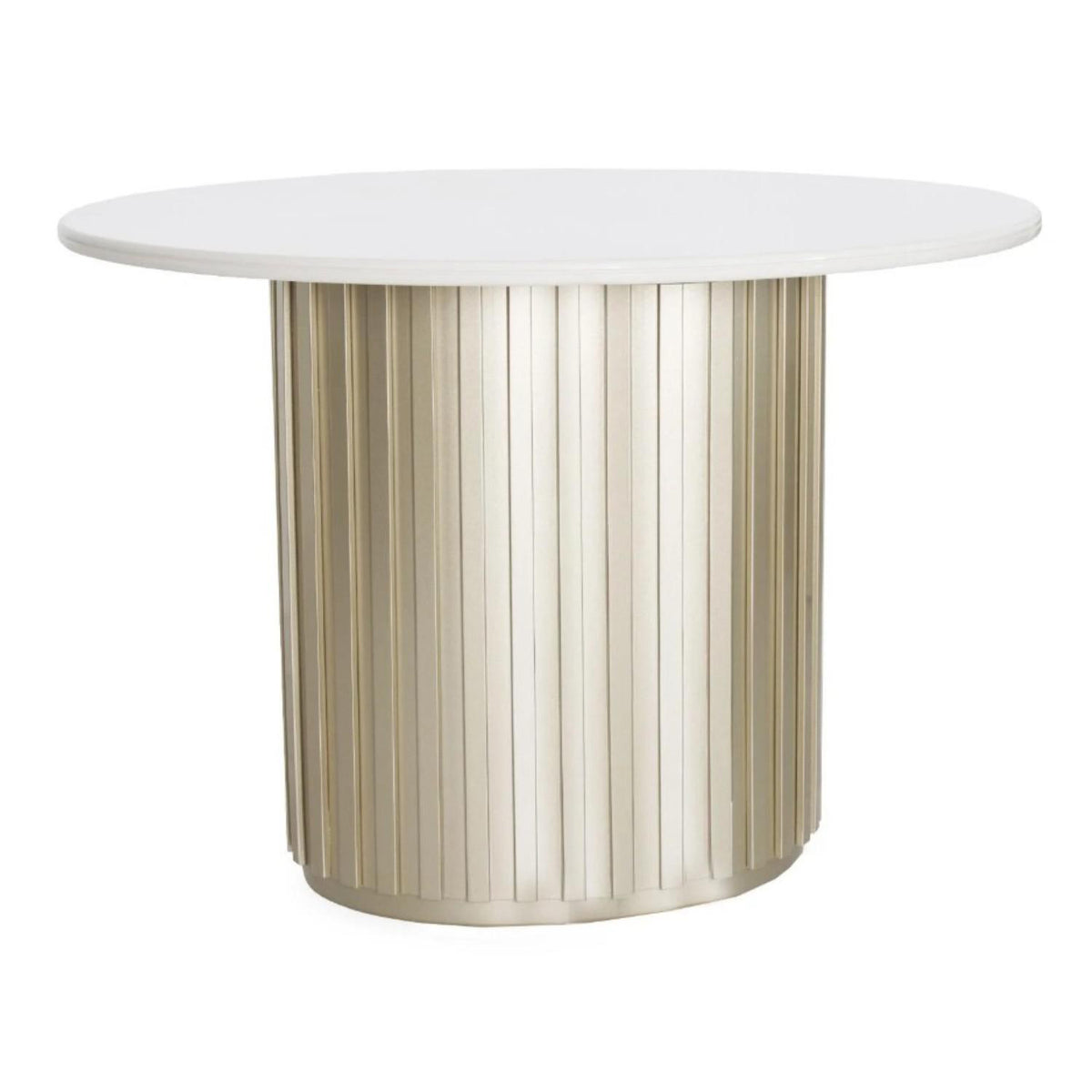 Comedor 4 Puestos Firence Lino Touch Almendra, Verona Beige, Champaña, Off White
