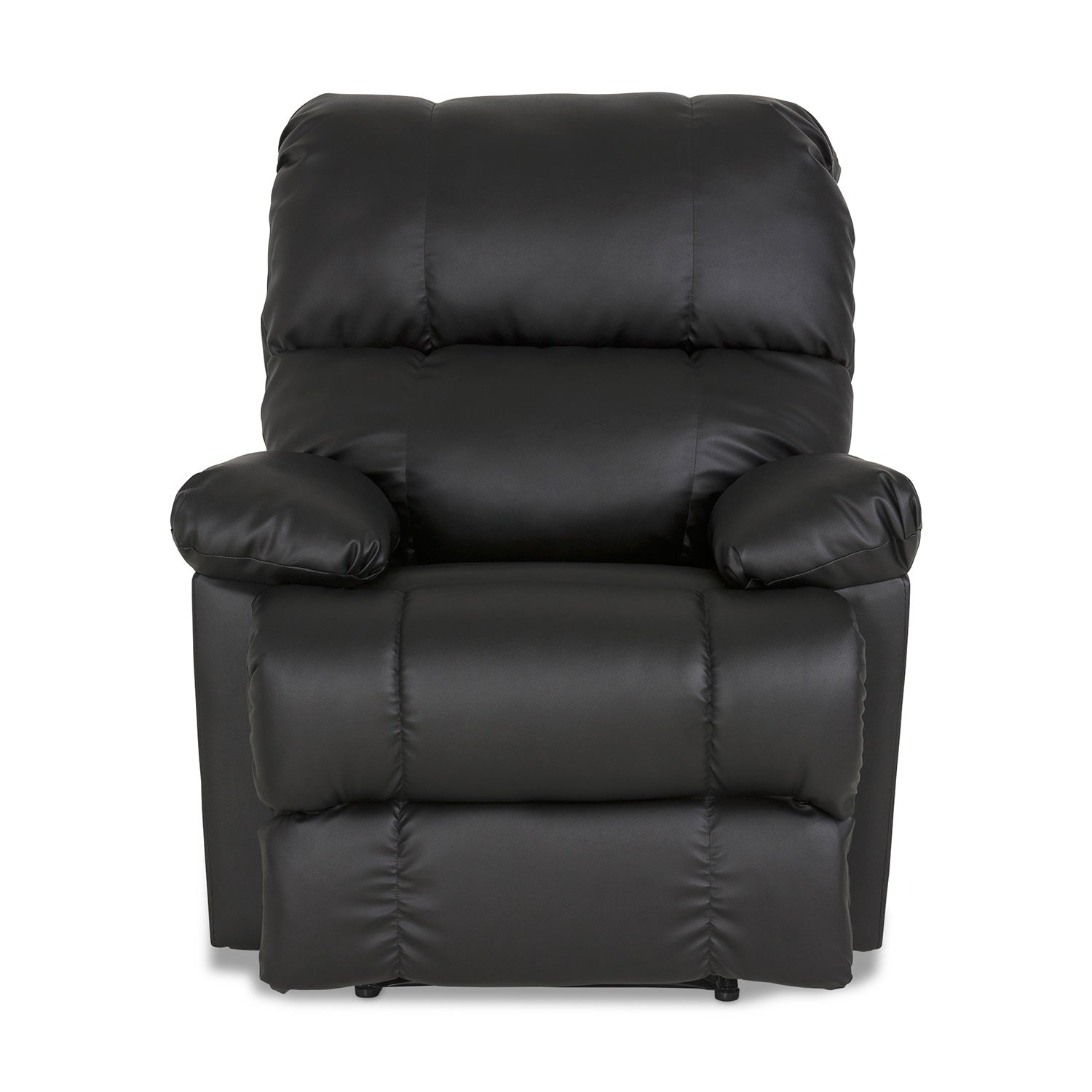 Sillón Reclinable Curitiba Eurocuero Negro Electrica