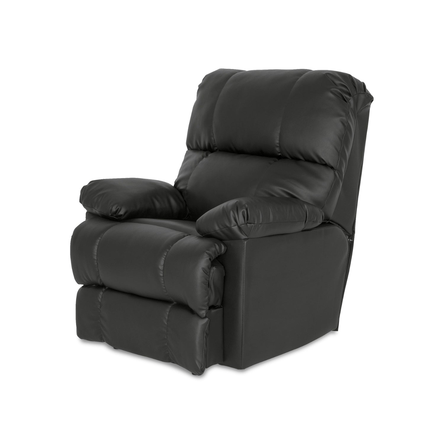 Sillón Reclinable Curitiba Eurocuero Negro Electrica
