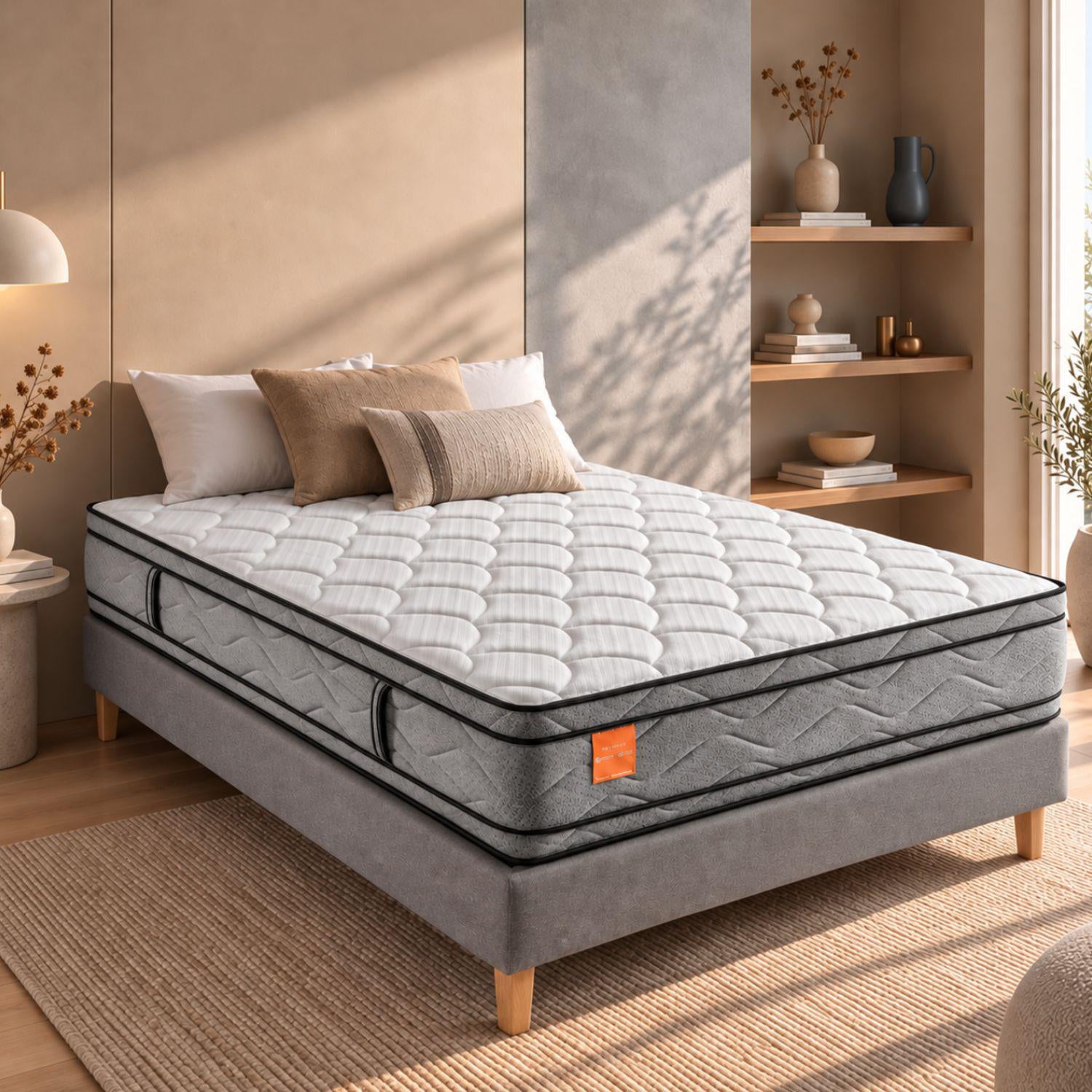 Colchón Doble Toscana Doble Pillow Top [Garantía 12 años] + Gratis Colchón Horizont 1.00
