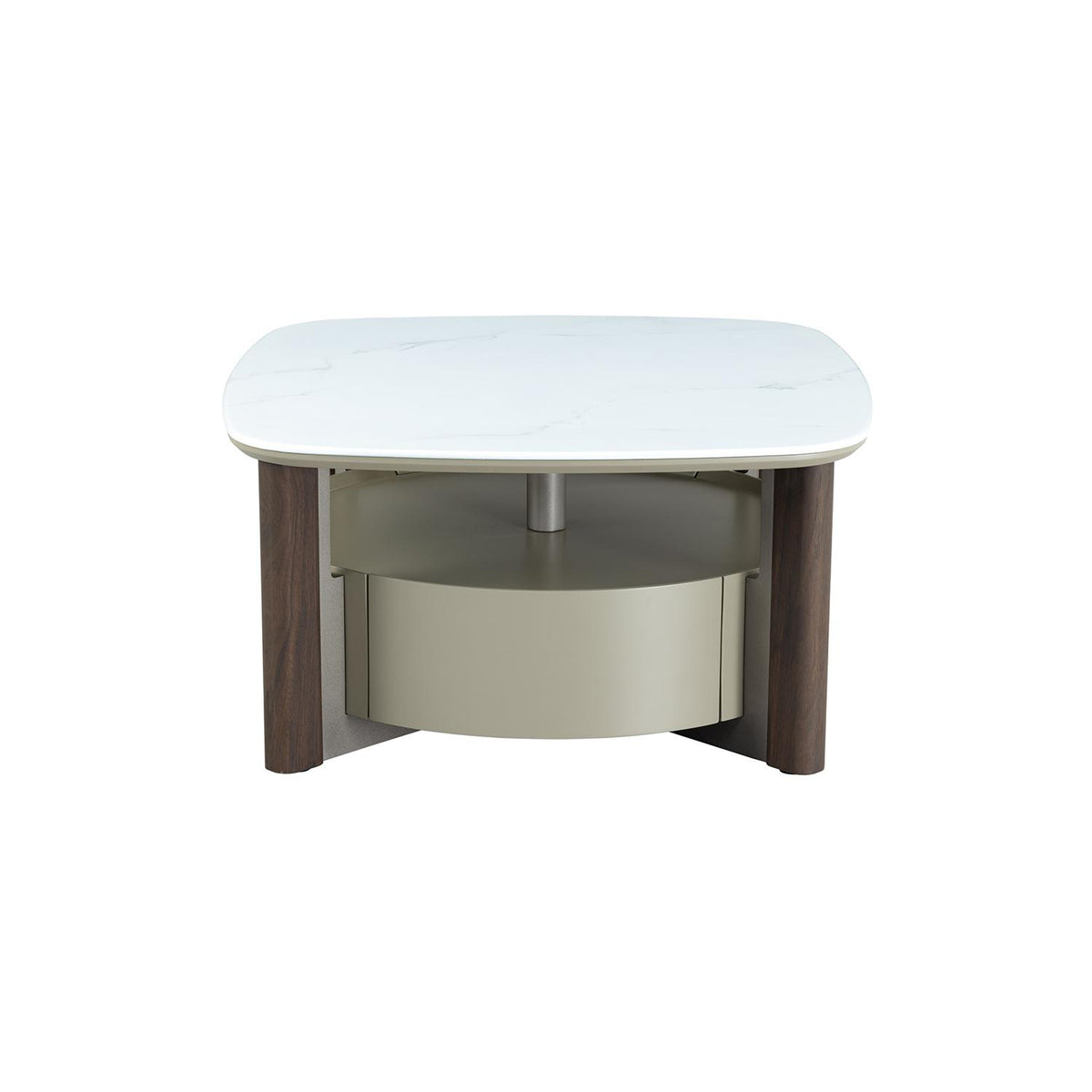 Mesa De Centro Cassari Blanco, Taupe