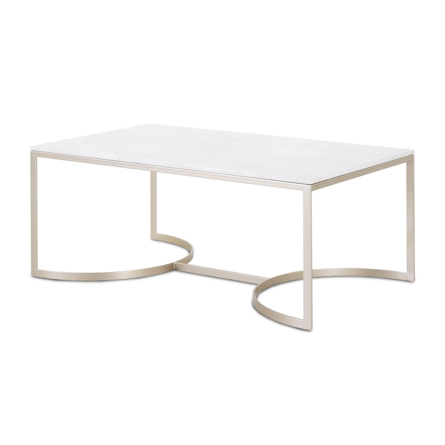 Mesa Centro Marmol  Channel Champaña