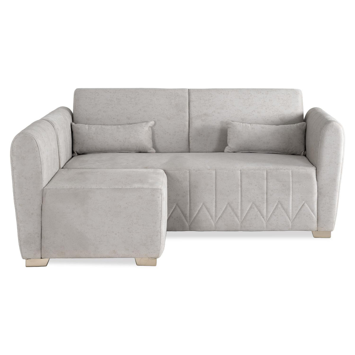 Sala Funcional Noah Velvet Luxury Sand, Champaña