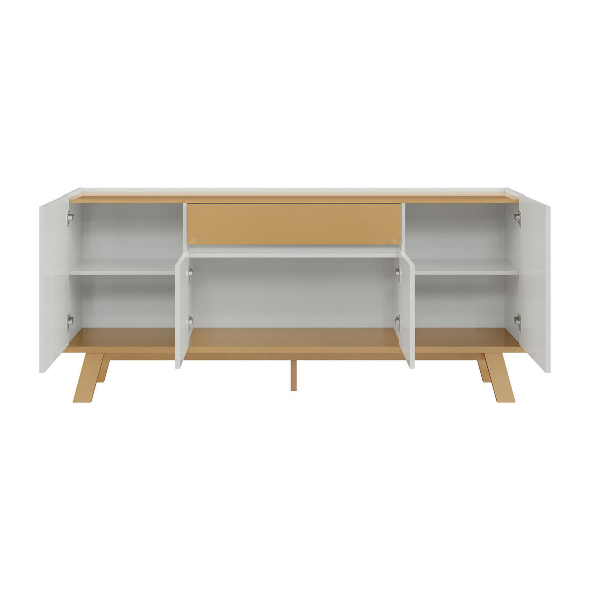 Bifé Adam 183X82X40 Off White, Champaña