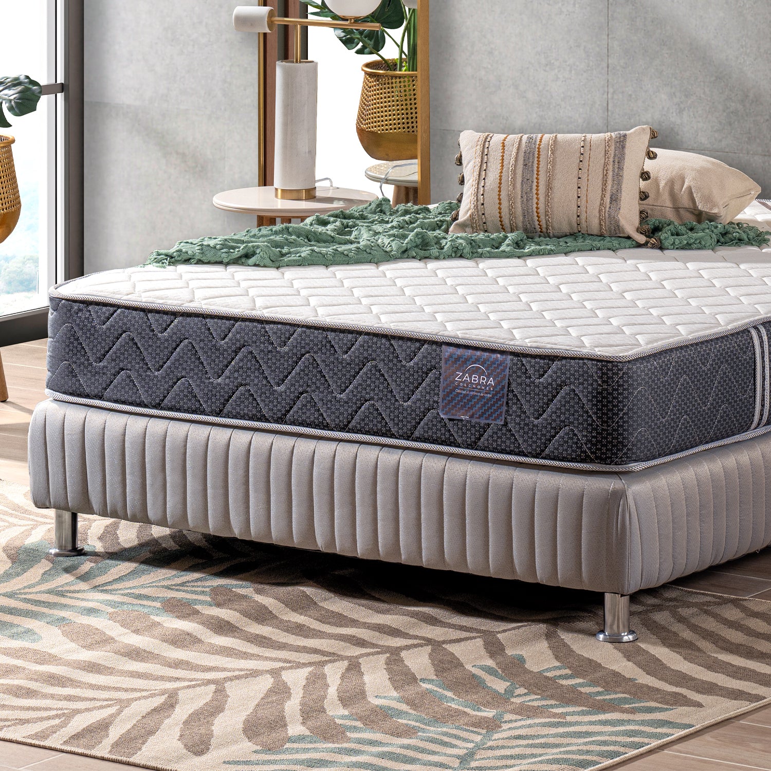 Colchón Doble Berlin New Ortopédico Zabra (Garantía 9 años)