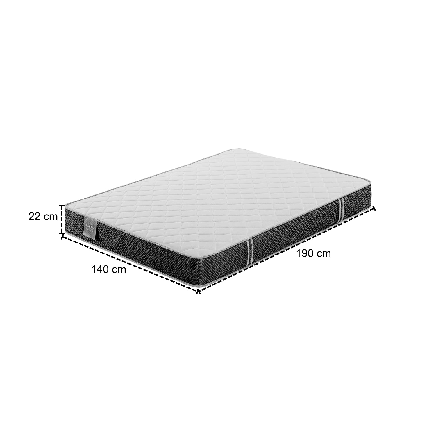 Colchón Doble Berlin New Ortopédico Zabra (Garantía 9 años)