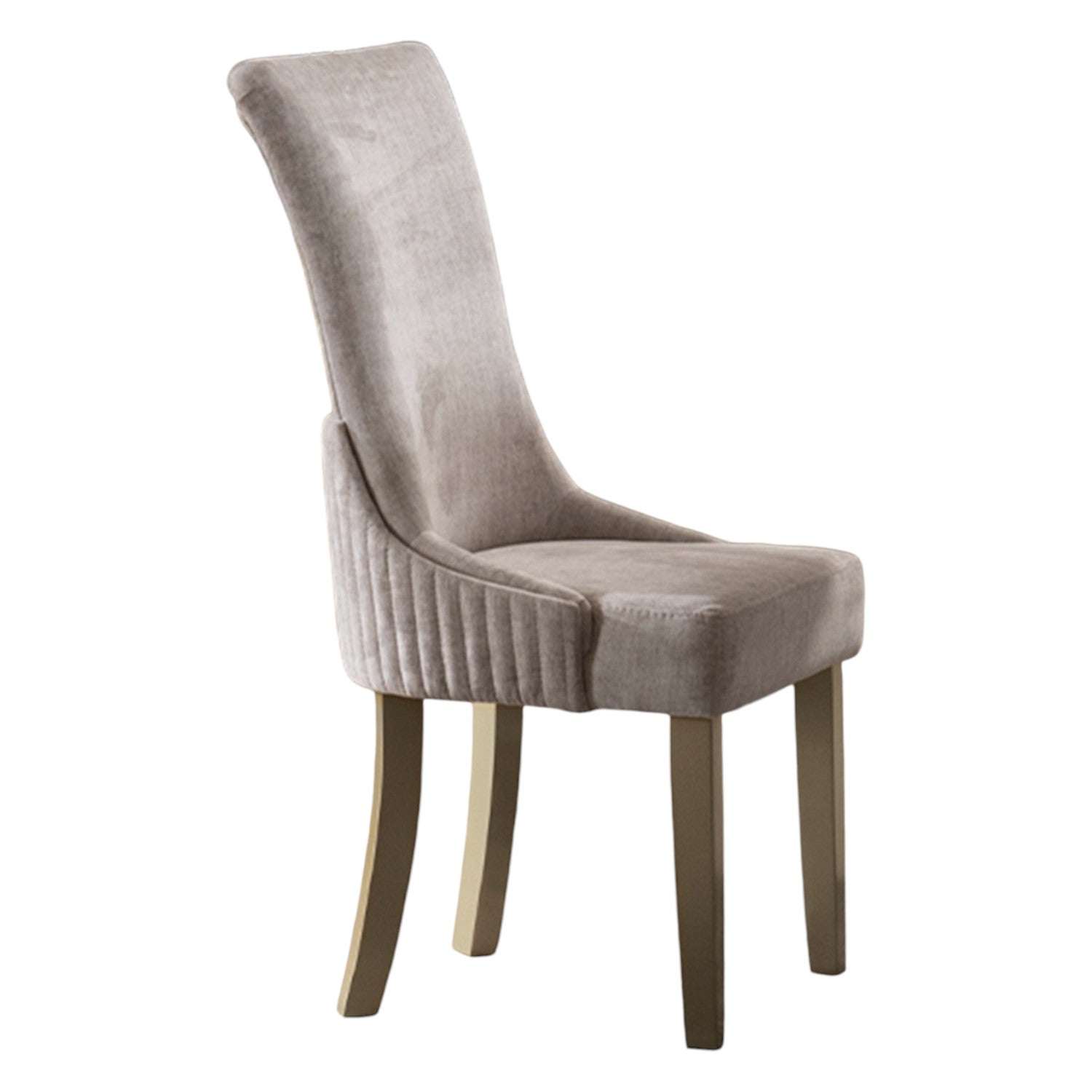 Silla Comedor Roma Velvet Marmol, Champaña