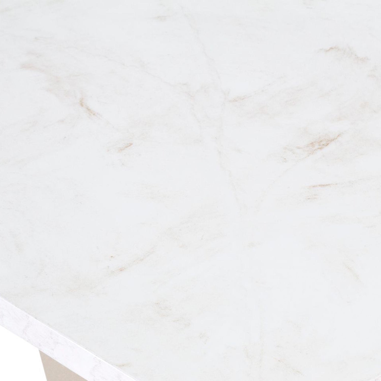 Mesa Comedor 6 Puestos Roma Blanco Perla, Champaña