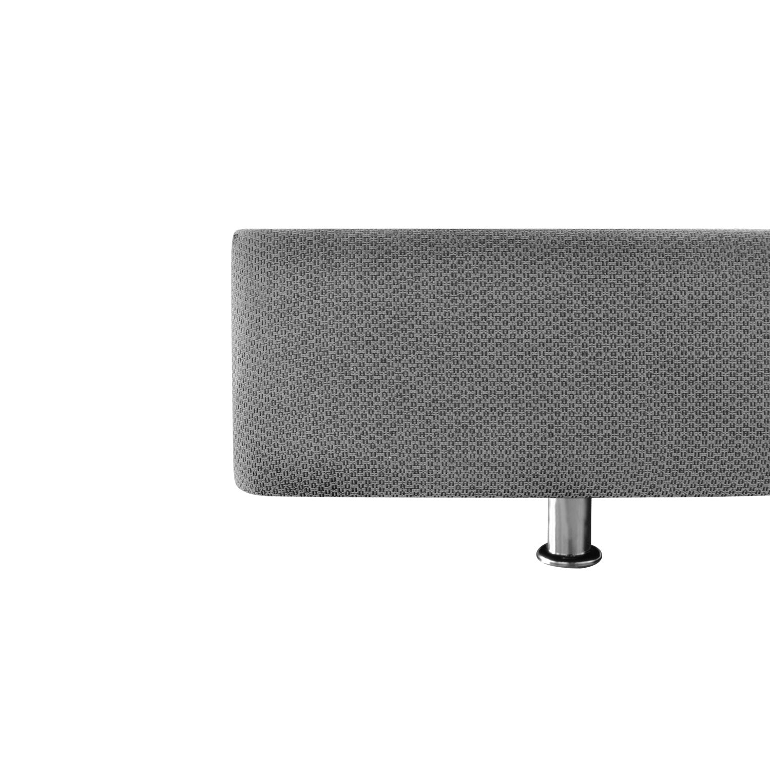 Base Cama Doble Elite Centurion Gris Par