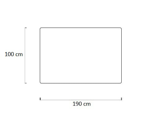 Base Cama Sencillo 1.00 Elite Centurion Gris