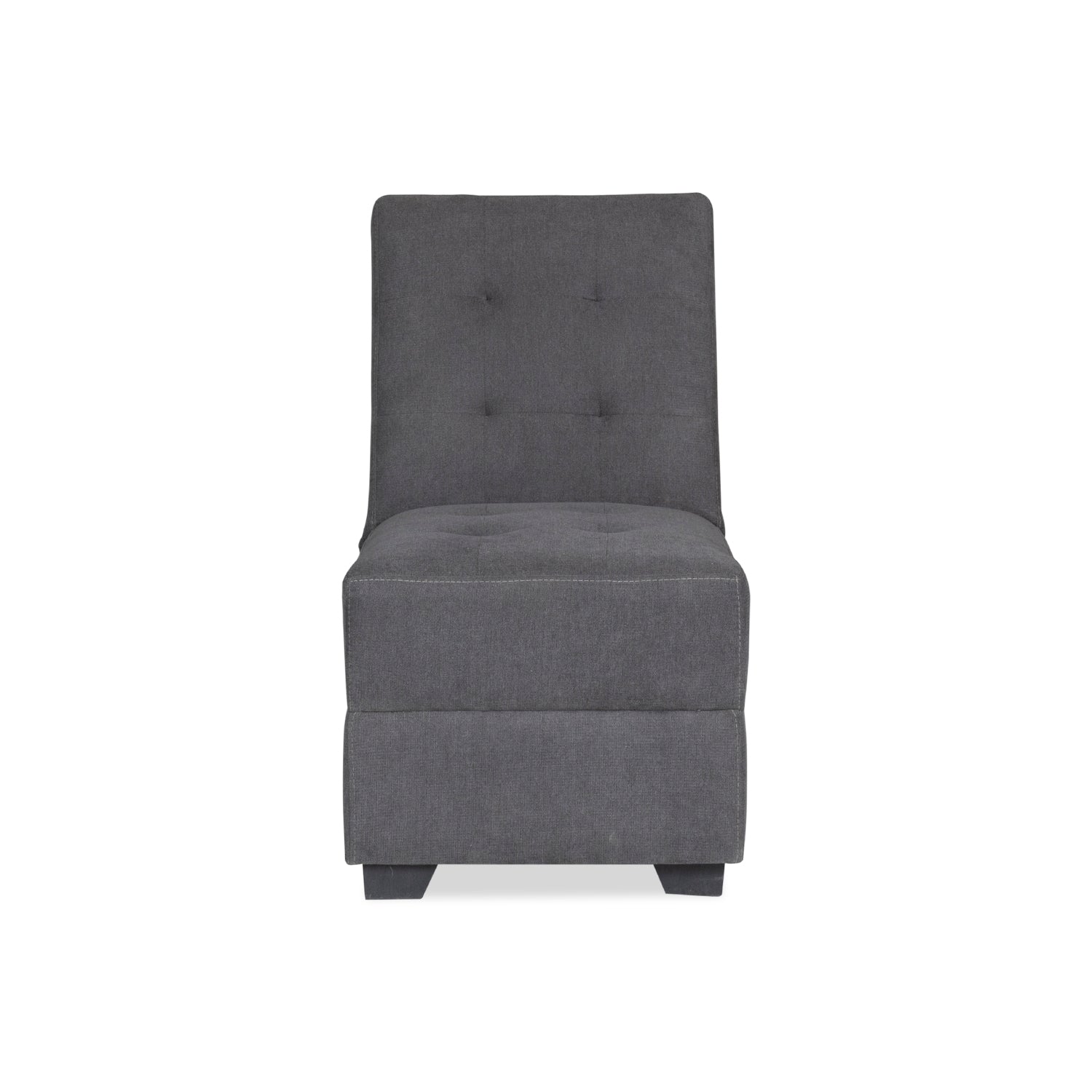 Poltrona Metz Microfibra Dorsey Plomo, Negro Click clack