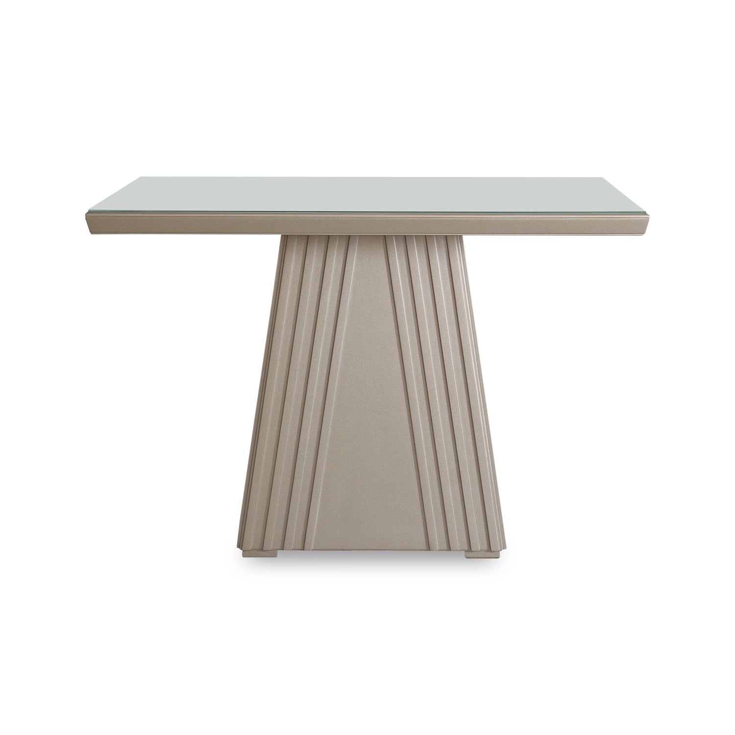 Comedor 4 Puestos Jansen Eurolino Fiore Perla, Champaña Ultraglass