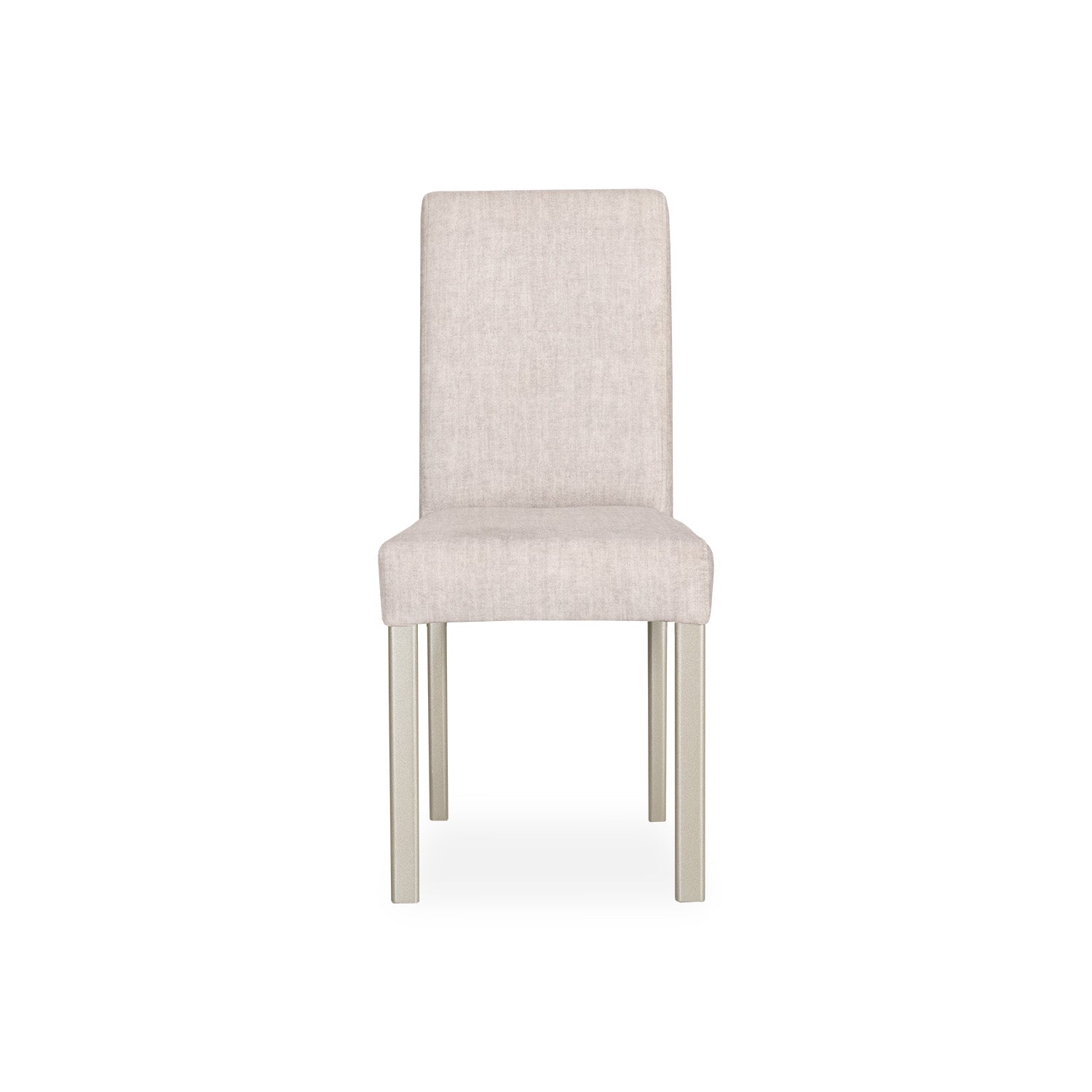 Comedor 6 Puestos Line Velvet Azafran Crudo, Champaña