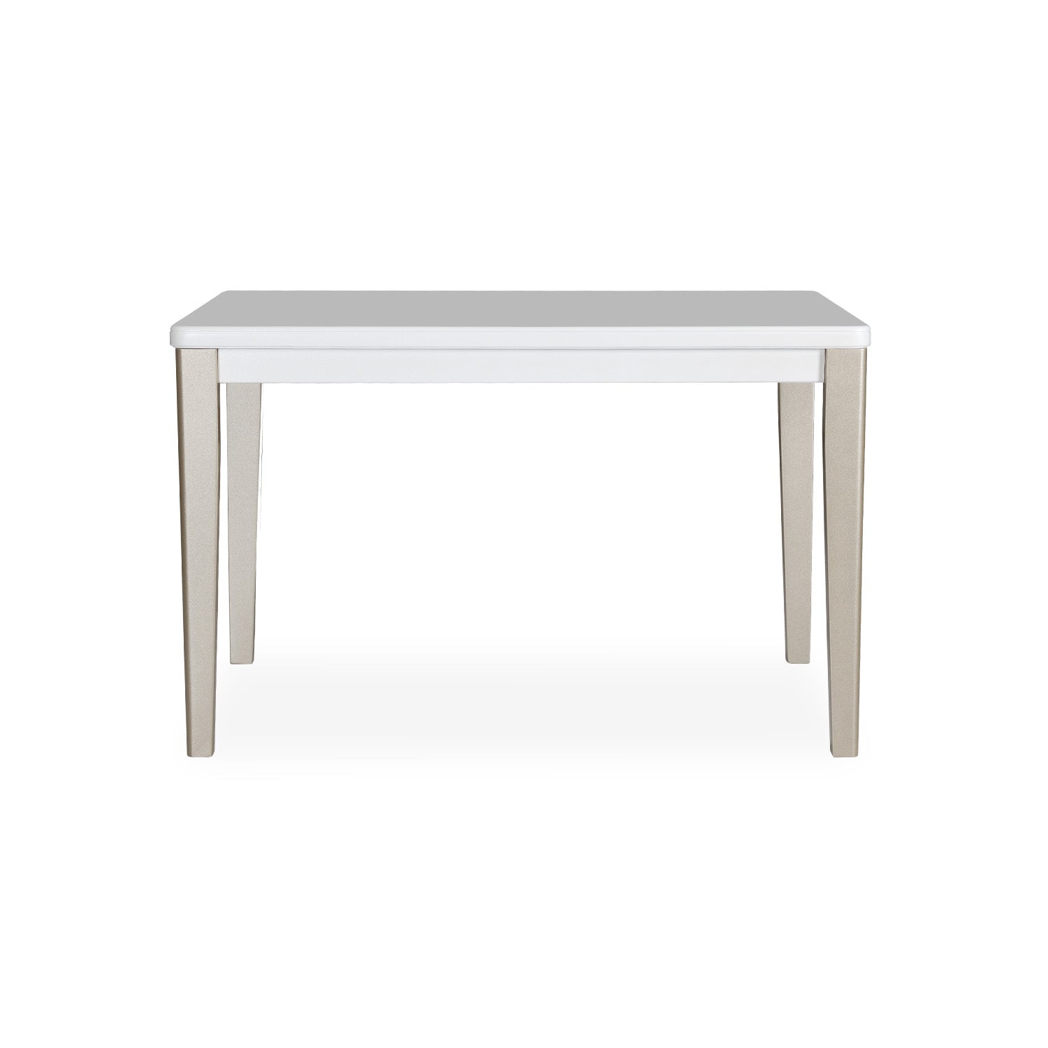 Comedor 6 Puestos Line Velvet Azafran Crudo, Champaña