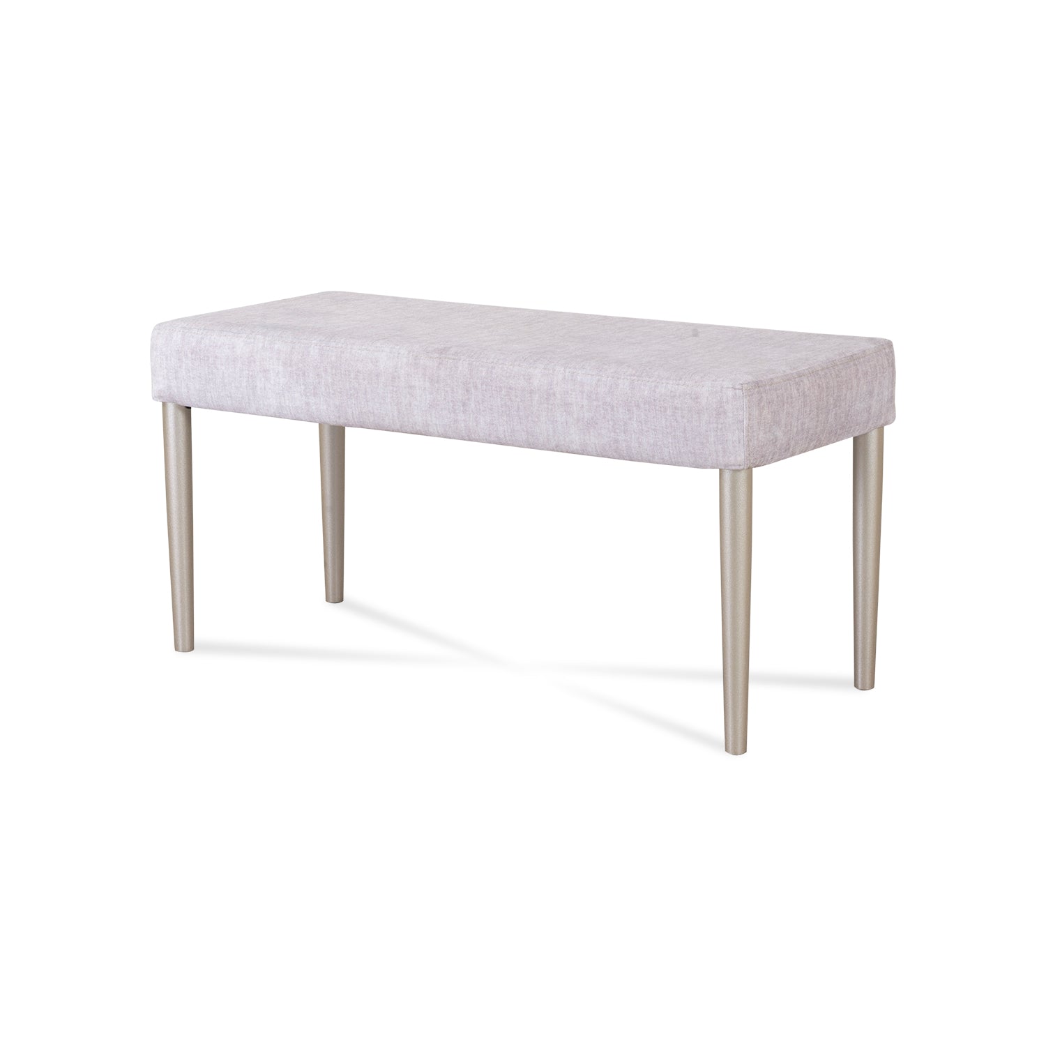 Comedor 6 Puestos Adam Velvet Azafran Crudo, Champaña