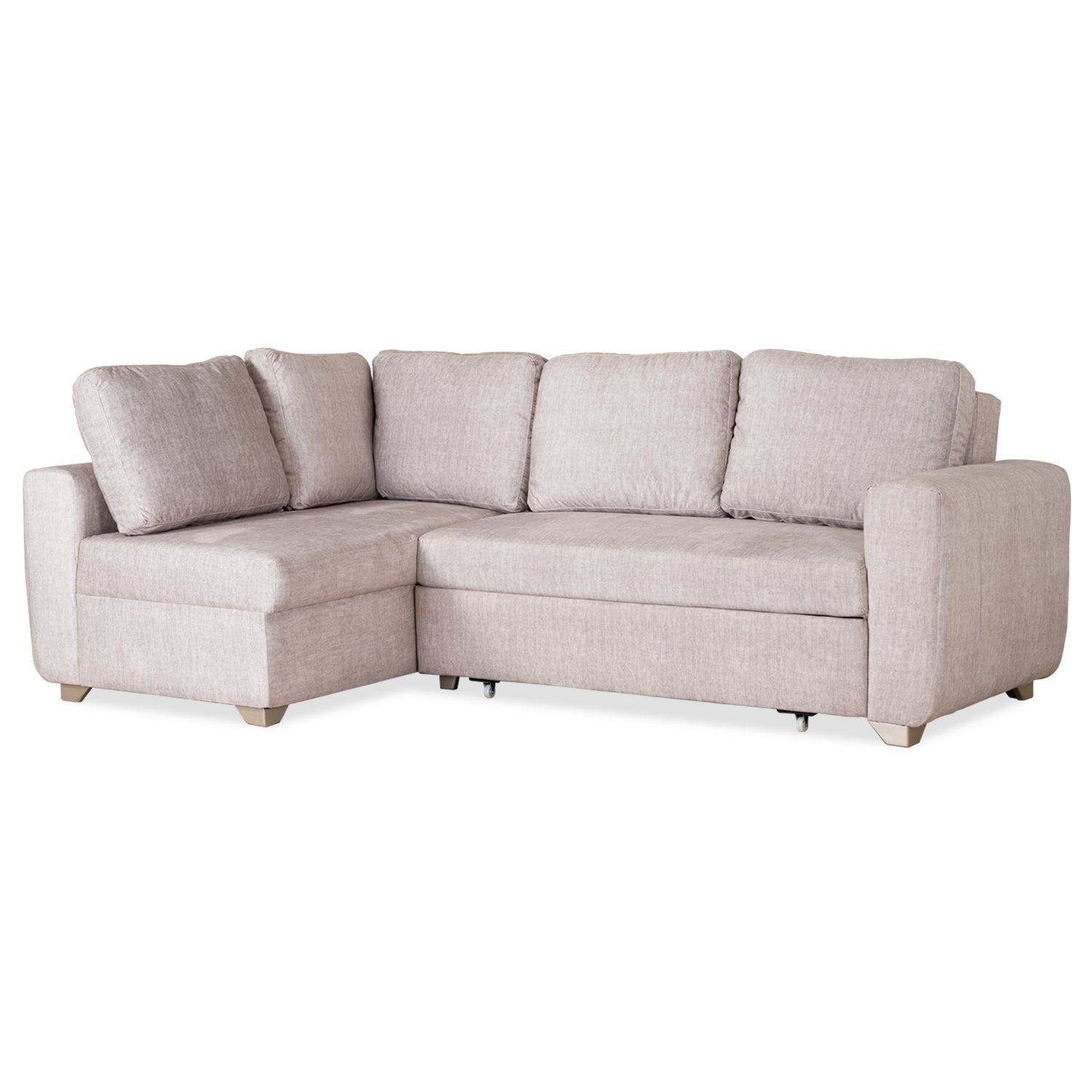 Sala Cama Line Velvet Azafran Crudo,Champaña