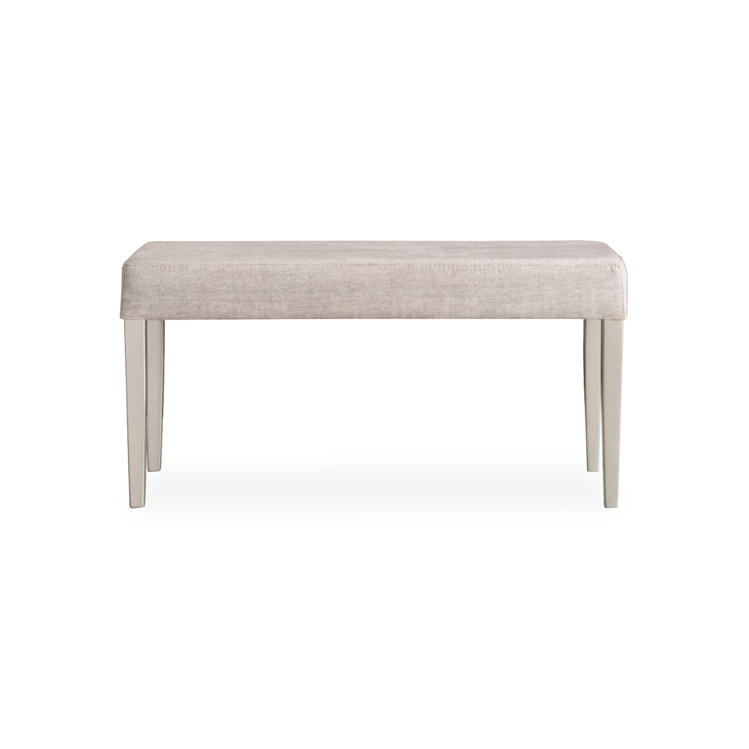 Comedor 4 Puestos Line Velvet Azafran Crudo, Champaña
